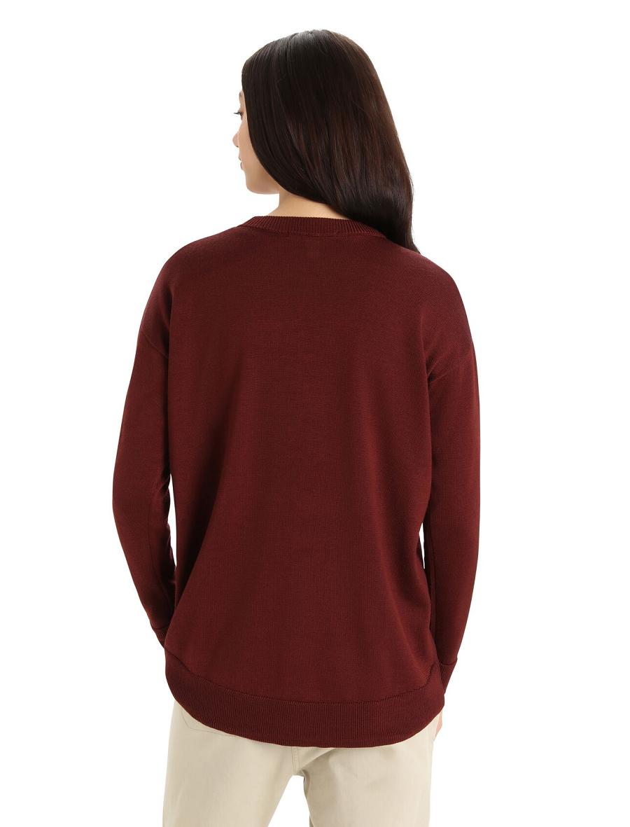 Espresso Icebreaker Cool-Lite™ Merino Nova Sweater Women's Sweatshirts | AU 1616SGLO